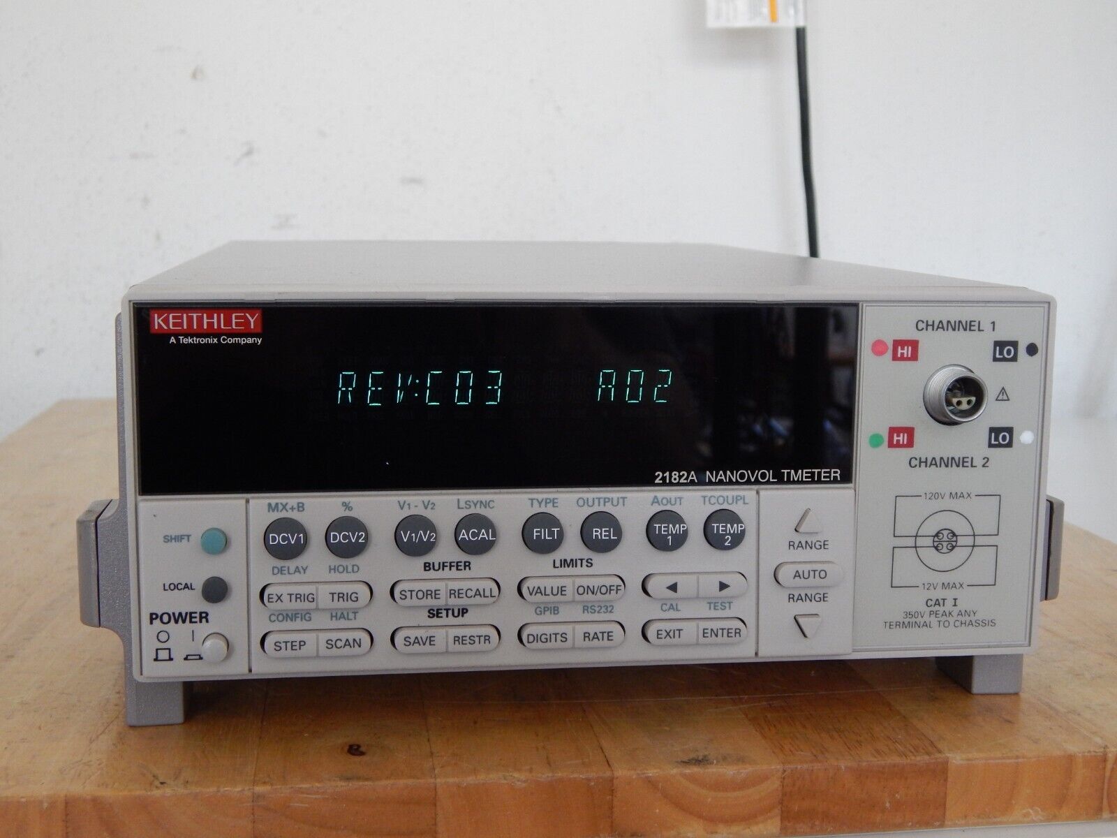 Keithley 2182A Dual Channel Digital Nanovoltmeter warranty NIST Cal w/data (4) Keithley 2182A Dual Channel Digital Nanovoltmeter warranty NIST Cal w/data (4)